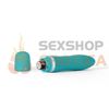 Vibrador de suave textura sumergible bcute celeste